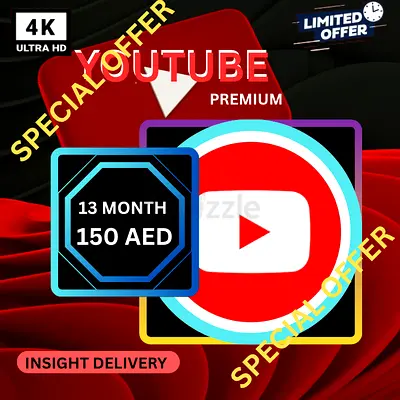 YOUTUBE PREMIUM 4K AD FREE 13 MONTH ACCOUNT ACTIVATED