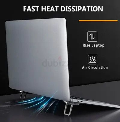 2PCS Zinc Alloy Laptop Stand, fast heat dissipation for MacBook Air