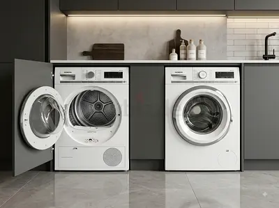 Siemens iQ700 Latest Model 9kg Washer & 9kg Dryer Set – Separate Units | Wi-Fi Control