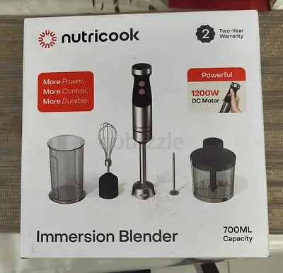 Nutricook 1200W Immersion Blender (Brand New) – 4-in-1, 700ML – AED 170