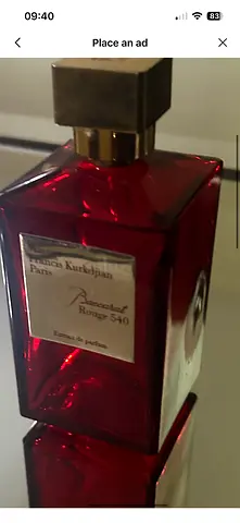 Baccarat Rouge 540 perfume - partial bottle 85% left