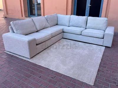 Ikea kivik Corner Sofa Beige Excellent Condition