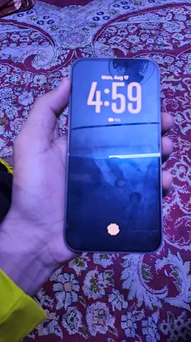 Used smartphone with lock screen — good working condition