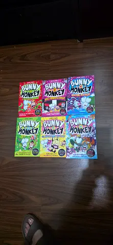 Set of 6 'Bunny Monkey!' children's books - like new
