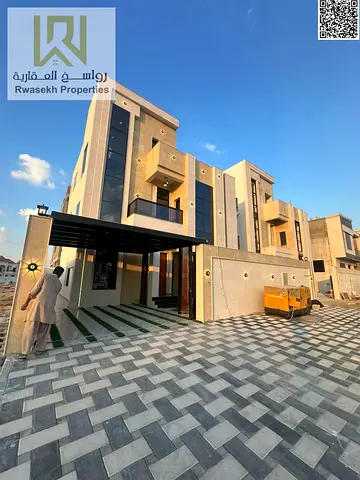 Luxury G+2 Villa for Sale in Al Helio 2, Ajman | 5 Bedrooms | High-End Finishing | Including Registration Fees