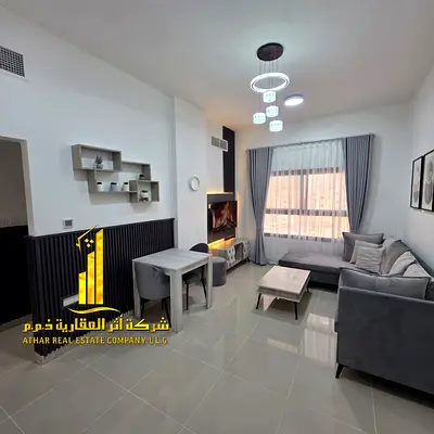 🏡 أول ساكن – أفخم وأرقى شقة غرفة وصالة مفروشة بالكامل للإيجار الشهري في كورنيش عجمان✨ 🔹 لا تُفوّت الفرصة للسكن في واحدة من أرقى شقق كورنيش عجمان مبا