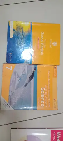 Cambridge Global English & Oxford Science Grade 7 Textbooks - Used