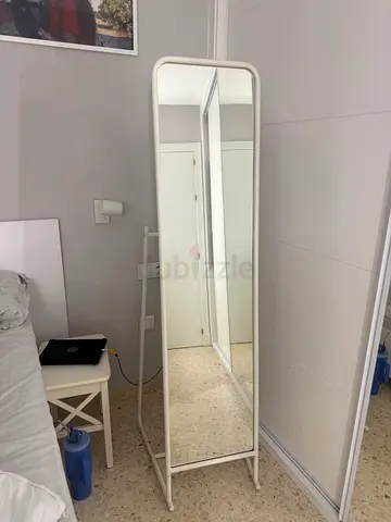 White Framed Mirror
