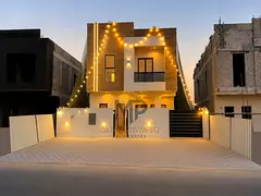 Villa for sale in Ajman | Al Helio 2 area | 3 bedrooms, living room, majlis, and maid's room | Freeh