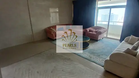 أرقى وأكبر غرفتين وصالة في أبراج الهورايزون بعجمان بلكونتين بإطلالة مفتوحة 3 حمامات ومساحة كبيرة وموقع مميز قريب من الخدمات والطرق الرئيسية