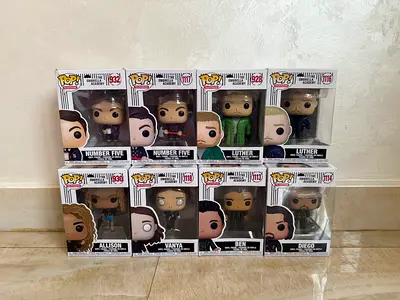Funko Pop! The Umbrella Academy Complete 8-Figure Set – Boxed – Netflix Collectibles