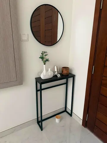 Console Table with Mirror