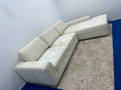 Beige color IKEA sorvallen lshape sofa