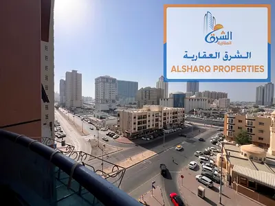 Al Nuaimiya Towers Three-bedroom apartment with a living room Balcony with an excellent view 55,000 AED In 4 installments 2 bathrooms Excellent view