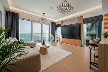 Palm & Sea View | Private Beach Access | Upgraded