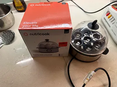 Nutricook Rapid Egg Cooker - 7 Eggs, With Original Box