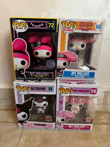 Sanrio Funko Pop Bundle (Set of 4) - My Melody & Kuromi Special Editions