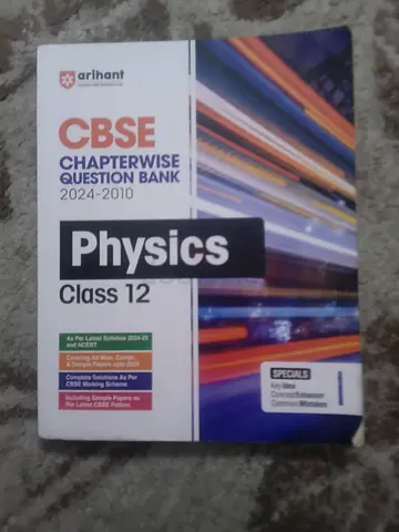 CBSE Physics Chapterwise Question Bank Class 12 (2024-2010) - Arihant