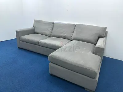 Still brand new crate&barrel lshape sofa