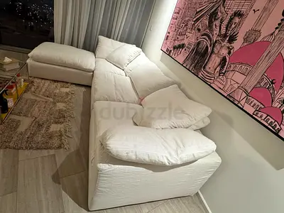 Perfect condition marina home luscious sofa with footstool