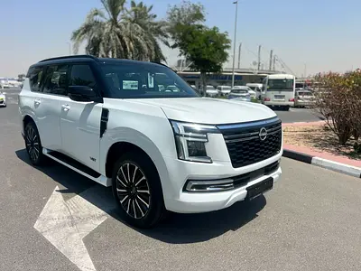 نيسان باترول بلاتينيوم سقف اسود وكاله