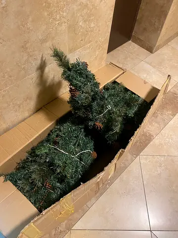 Artificial Christmas Tree (used) in original box