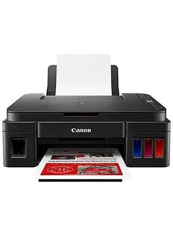 Canon G3410 Printer, Black, A4, print, copy and scan, high-yields of ink of up to 6,000 black pages