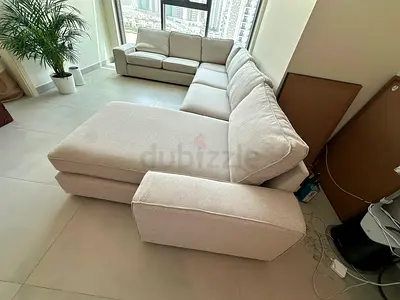 Ikea kivik U Shape Sofa Beige Color