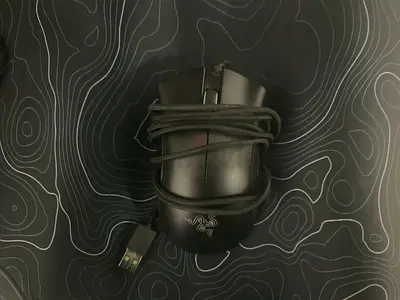 Razer wired gaming mouse — good condition