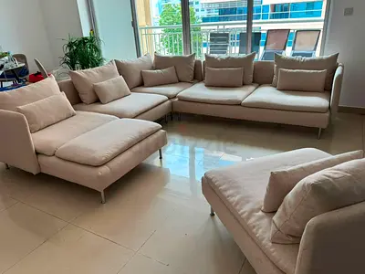 Ikea Soderhim U Shape Sofa Beige-Color