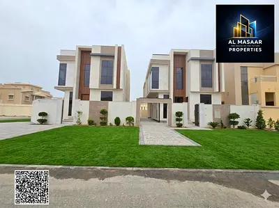 Villa for sale in Ajman, Al Muwaihat. 5 master bedrooms, majlis, living room, and maid's room. Free