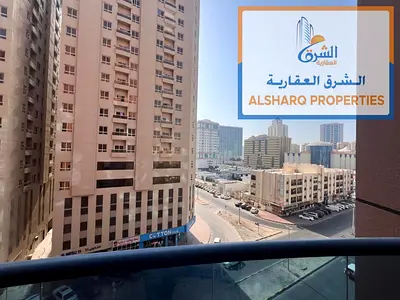 Al Nuaimiya Towers. Three-bedroom apartment with a living room. Balcony with an excellent view. 55,000 AED. Payable in 4 installments. 2 bathrooms