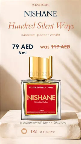 Nishane Hundred Silent Ways 8ml Travel Spray — Authentic
