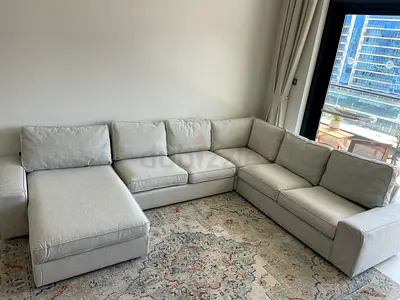 Looks ____ Gŕeat Condition Ikea Kivik UShape Sofa Beige