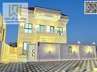 فيلا فاخرة للإيجار | 4 غرف ماستر + مجلس + صالة + غرفة خادمة | تشطيبات راقية | بسعر 115,000 درهم سنوياً
