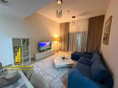 ✨ Luxury apartment for monthly rent, one bedroom and a hall with an open view, fully furnished with elegant furniture and a fully equipped kitchen