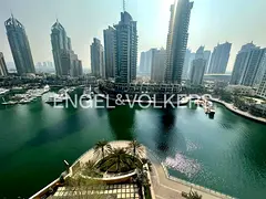 Exclusive | Full Marina View | Vacant | Unfurnished | Maids