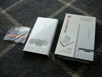 XrremeMac Micropack portable Dock and Battery for all iPod. in very good condition complete in box.