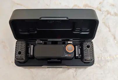 DJI Mic wireless lavalier transmitter & receiver set - used