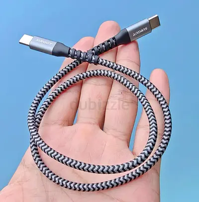 60W type C to type C fast charging cable, 0.5m, also work as data cable