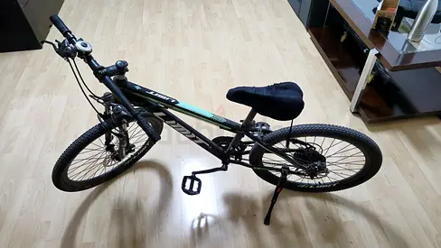 Used 26" Mountain Bike - Front Suspension, Good Condition with seat cover