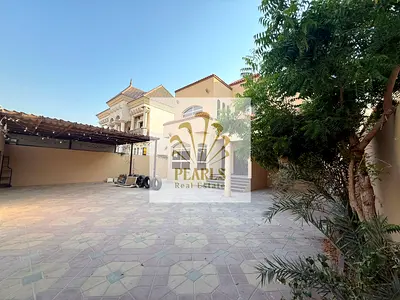 Spacious 5BR Villa for Rent in Al Mowaihat 2, Ajman | 5,000 Sq Ft, Living Room, Majlis, 7 Baths, Split AC, Car Shade, Large Setback, Near MBZ Road