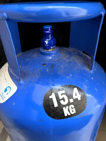 Full Gas Cylinder with Hose and Regulator