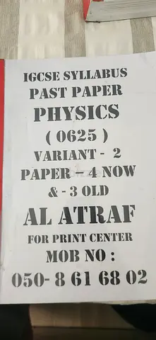 IGCSE Physics Past Papers (0625) Variant 1-2, Papers 3-4