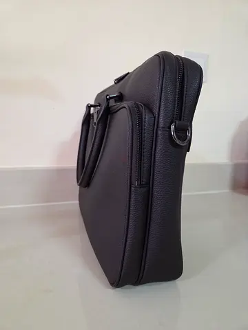 Pierre Cardin leather business briefcase and laptop bag