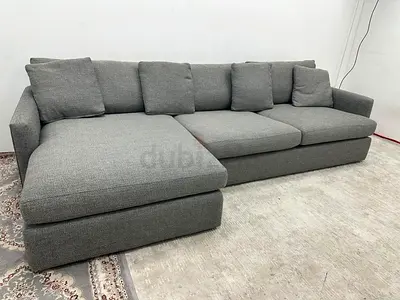 Crate&barrel lshape sofa