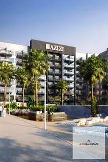 Elegant Furnished 2BR | Azizi Beach Oasis 2 | Community View