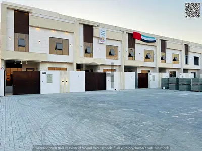 Villa for sale opposite a garden, including registration fees, electricity, water and air condition