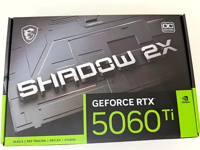 MSI GeForce RTX 5060 Ti Shadow 2X (OC Edition) - Sealed Box