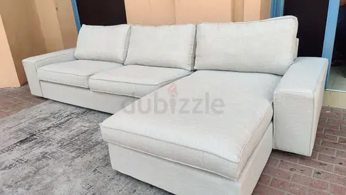 Looking Great Condition IKEA Kivik L Shape Sofa Beige Excellent Condition